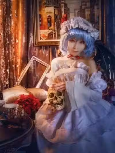《东方project》 蕾米莉亚骷髅GK C O S P L A Y